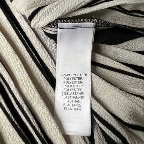 Adrianna Papell striped pleated midi skirt - Picture 7 of 8